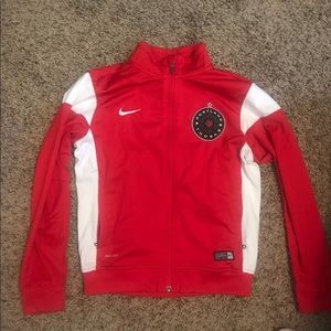 Nike dri fit zip up